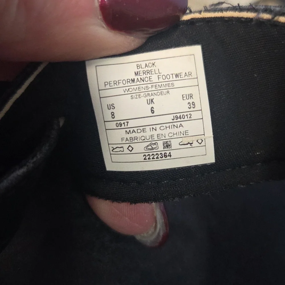 Black Merrell 2 Strap Sandals Size 8 - Picture 7 of 7